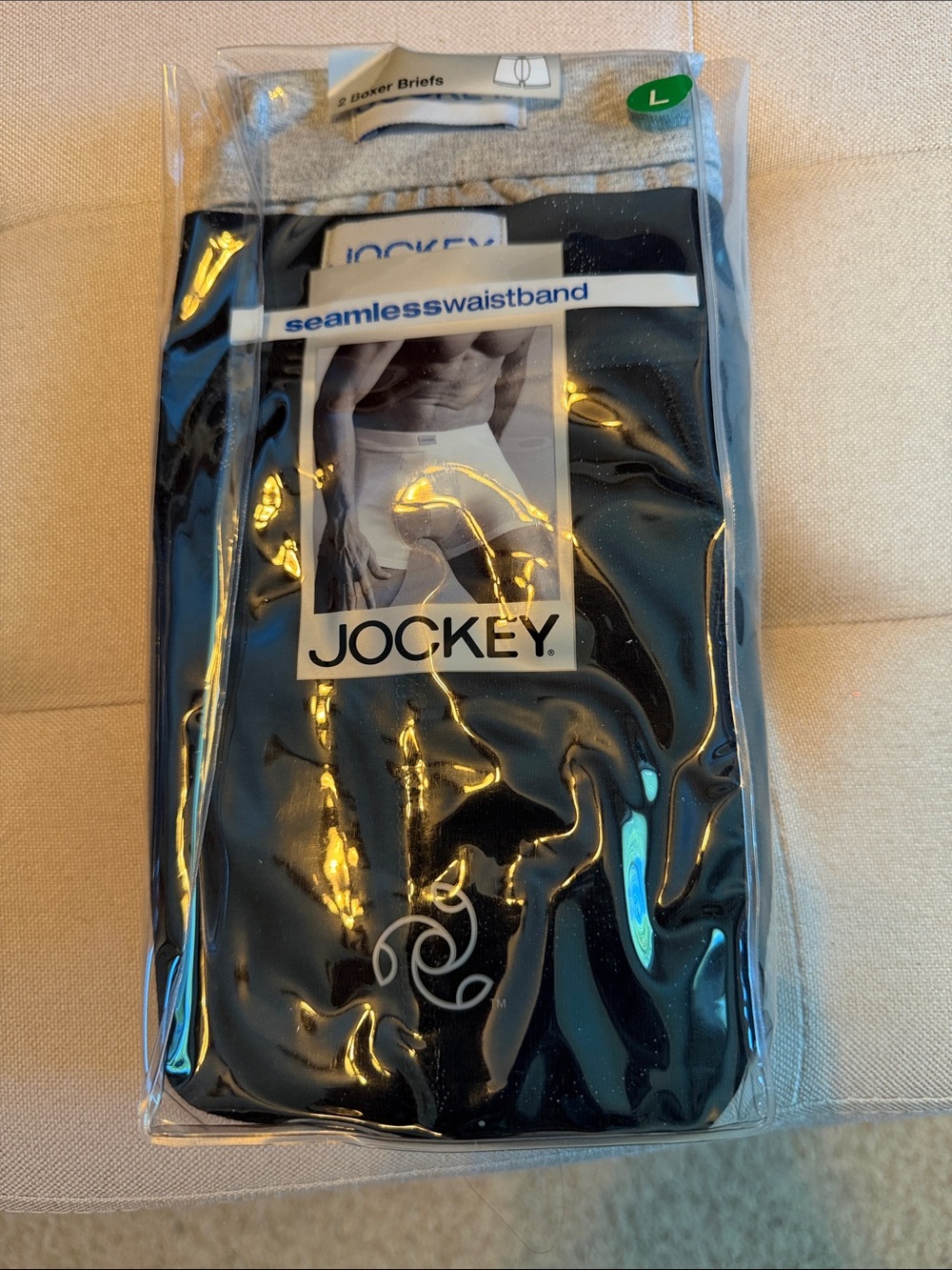 Jockey Men’s Boxer Briefs - Black & Gray NWT